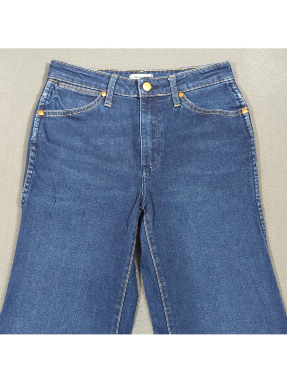 Wrangler Jeans Women's 27x30 Blue Wanderer High Rise Flare 622 - Picture 4 of 13